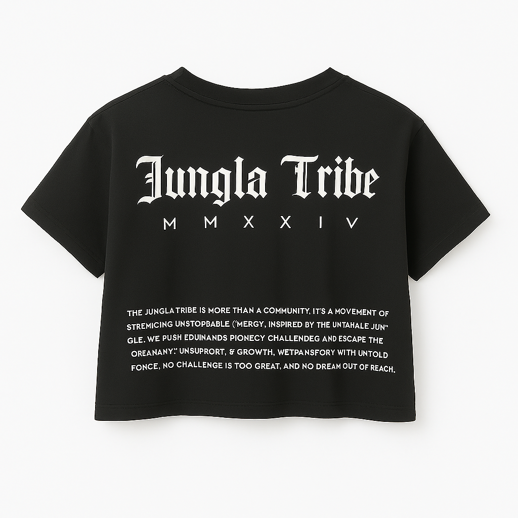 Jungla Tribe Cropped Black