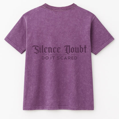 Silence Doubt Purple Wash